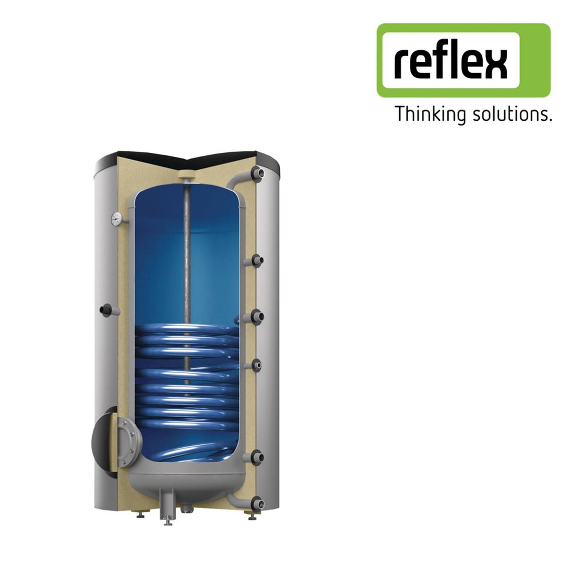 Reflex CV boiler 200l (6/26)electrische weerstand niet inbegrepen. Zolang de voorraad strekt.